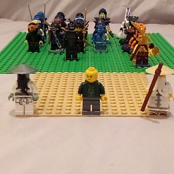 LEGO Minifigure Ninjago Lot 26 Pcs Pythor Garamadon Sensi Wu - Picture 2 of 10